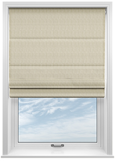 Braemar, Light Ecru - Roman Blind